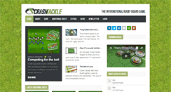 Desktop Screenshot of crashtacklerugbygame.com